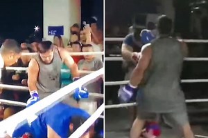 Boxing fans are all saying the same thing as Iranian Hulk KNOCKED OUT in debut