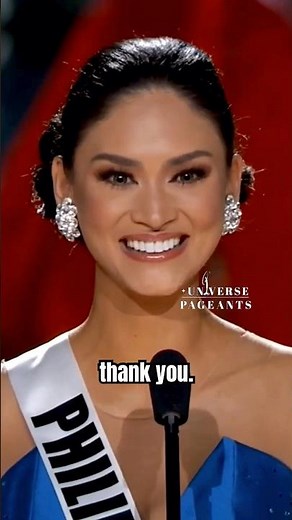 Miss Universe 2015 | Final Q&A Round | Pia Wurtzbach 🇵🇭 #missuniverse2015 #piawurtzbach #shorts