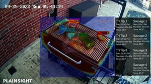 3.3K views · 59 reactions | Computer Vision with Thermal Imaging for AI Powered Kitchen Tech Plainsight's computer vision technology can even make backyard barbecuing innovative! Monitor unique cuts of meat and track internal temperatures throughout the cook to insure dinner is a hit. Video source: Plainsight #computervision #visionAI #ThermalImaging #AI #KitchenTech | Wevolver.com | Facebook