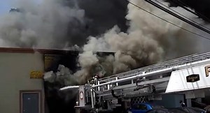 Merrick Helps Battle 7-Hour Blaze