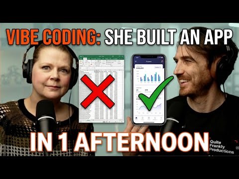 Build an app with ZERO coding experience (vibe coding) - Clip from It's Not the End of the World