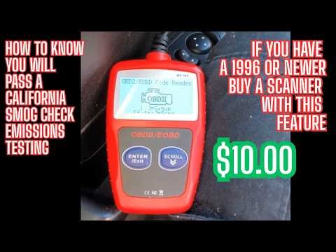 How to know you'll pass your Smog Test Guaranteed California I/M Scanner must buy tool cheap evap