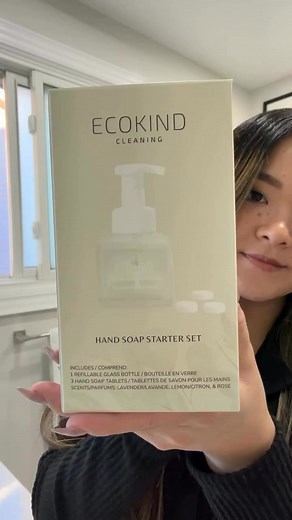 "Ever since I found out about my fragrance allergy, I’ve had to switch out so many of the products I use. Hand soap is still one of the hardest things for me to find without any perfumes so I was really excited to give @ecokindcleaning a try when I saw they had this option available! Their foaming hand soap tablets are gentle, refillable, and super low-waste (and yes, if you do like your soap to smell nice - they have options for you too!)" - @itskatelynash | ECOKIND Cleaning | Facebook