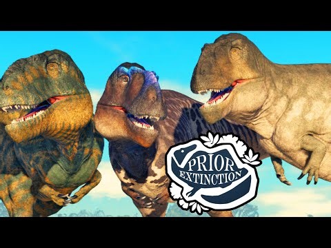 Carcharodontosaurus, Juv - Adulto! COMBATE INSANOOO+ Mapa NOVO! l Prior Extinction l ROBLOX l BR