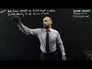 Vector Calculus Motion in a straight line