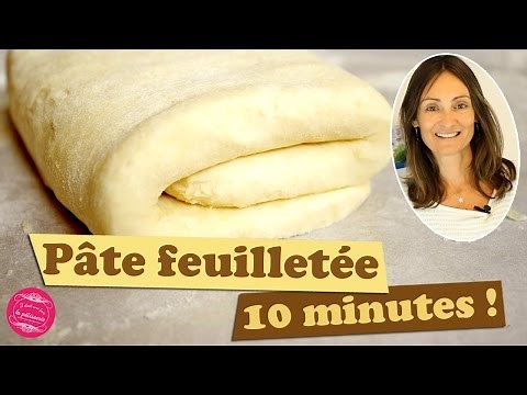 FAST and EASY PUFF PASTRY recipe in 10 mn top chrono!