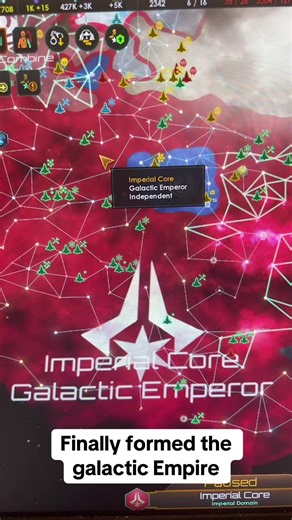 Forming the Galactic Empire in Stellaris Gameplay