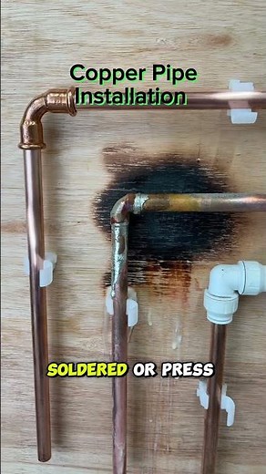 copper pipe installation solder pushfit speedfit