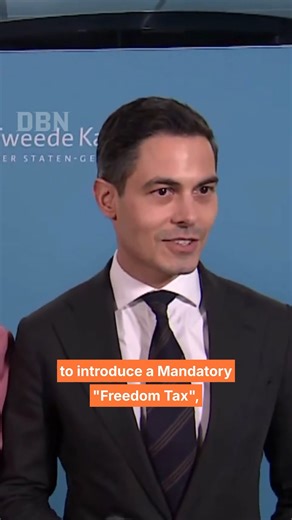 The new Dutch coalition plans a mandatory “freedom tax” affecting both households and businesses. The surcharge would raise billions annually through existing tax systems. The money is intended to support a major increase in defence spending. #netherlands #holland #europe #tax #amsterdam | Dutch Breaking News