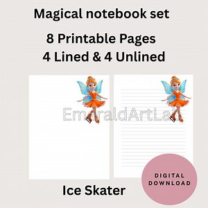 Kids Notes Taking Pages Printable Fun Lined & Blank Pages, Printable Planner Inserts, Magical Girls Writing Papers Letter Notepad - Etsy Canada