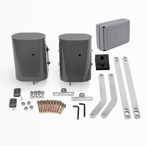 [Hot Item] Double Actuator Bi Fold Solar Dual Type Swing Gate Opener Swing Gate Operators with Camera Solar Power Operated