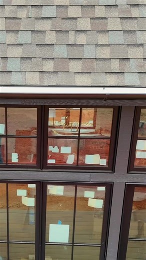 New gutters, done right ✅ Protecting homes one install at a time! Need gutter work? Come see us today! #Gutters #GutterInstallation #HomeMaintenance #ContractorLife