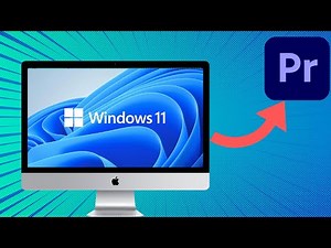 How to edit videos on windows 11 (PREMIERE PRO)