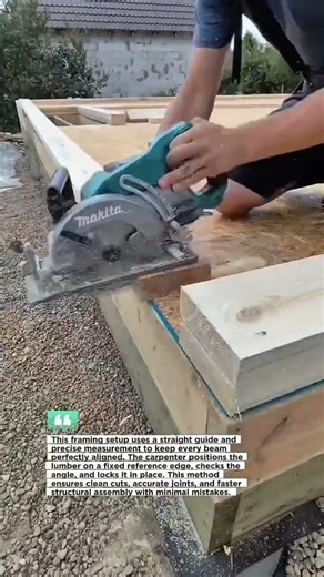 Smart Framing Trick That Saves Time on Every Build #Carpentry #Framing #Construction