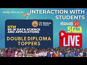 IITM - BS in Data Science and Applications - Double Diploma Toppers