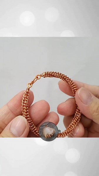 Play with wire | 8 strand round braid | couple bracelets 610 #Shorts