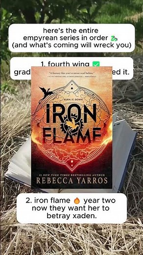 finished fourth wing? here's the entire empyrean series in order 🐉(and book 4 is going to wreck you)