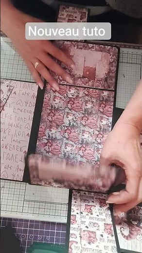New tutorial: a mini album in portfolio style #scrapbooking #minialbum #photoalbum #diy #creative