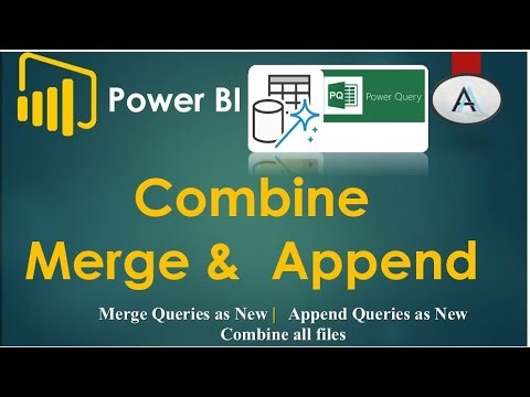 Power BI #10 | Combine | Merge, Append & Combine Files Explained | power Query Editor