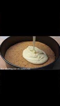 Creamy Cheesecake with Homemade Orange Curd Topping | Easy Baked Cheesecake Recipe