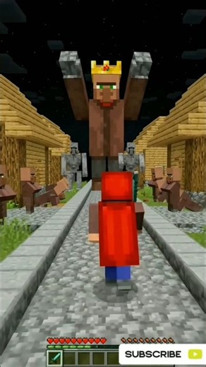 I Found a Forgotten Village... Then the Boss Woke Up! 😱👹⚔️ #minecraft #shorts