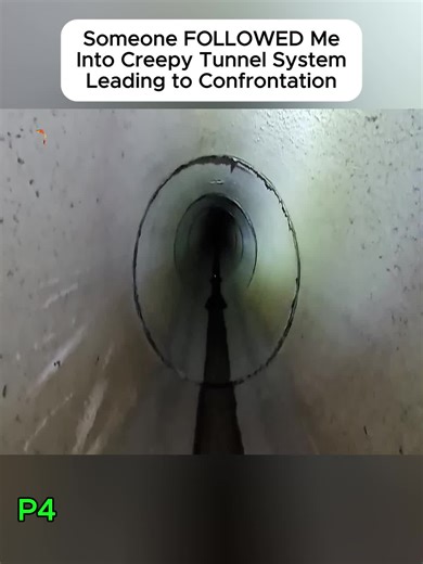 Someone FOLLOWED Me Into Creepy Tunnel System Leading to Confrontation... #exploring #discover #adventure #tunnel #underground