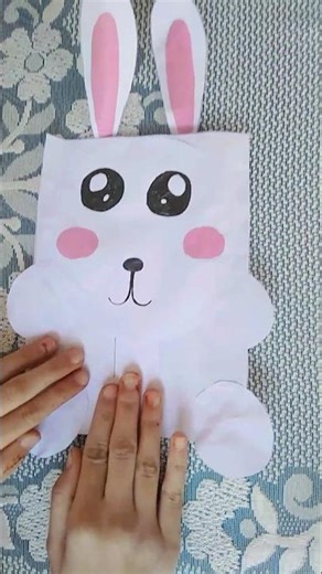 “Super Easy DIY Bunny Craft | Cute Kids Craft Idea | Fun & Quick Paper Bunny Tutorial 🐰✨”#diy #craft
