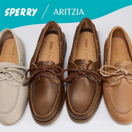 16K views | Give your everyday look that coveted coastal aesthetic with the Sperry x Aritzia boat shoe collection. | Sperry | Facebook