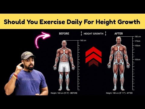 Should you exercise daily for height growth ? Full Details On Height Exercise