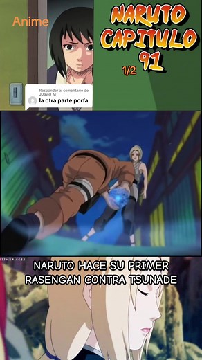 Naruto Episodio 91: Primer Rasengan contra Tsunade
