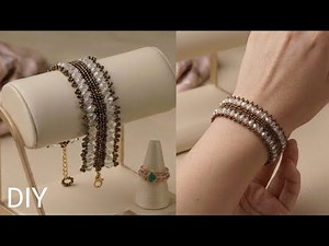 Bracelet Making | how to make bracelet with beads | bracelet tutorial