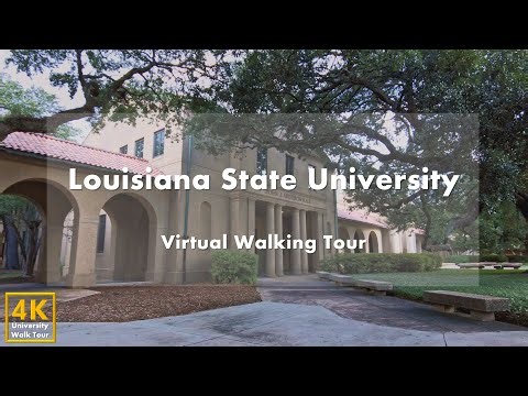 Louisiana State University [Part 1] - Virtual Walking Tour [4k 60fps]