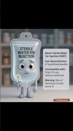 🔶️ Sterile water for injection 🔶️