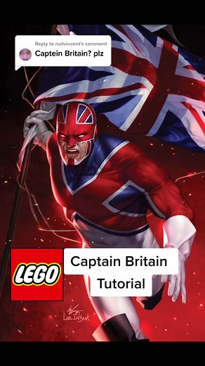LEGO Minifigure: Captain Britain!