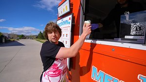 I made the world’s largest ice cream cone!