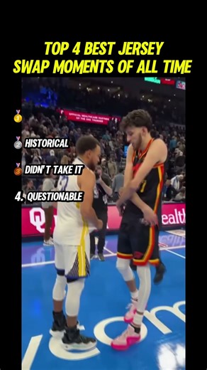 NBA Ranking: Top 4 BEST Jersey Swap Moments of All Time