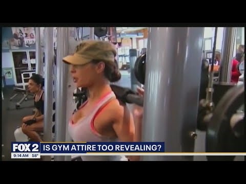 Is gym attire too revealing?