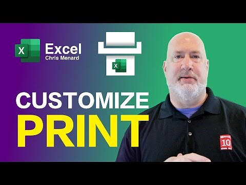 Excel Printing Customization - Add Headers, Footers, Breakup Pages, Hiding