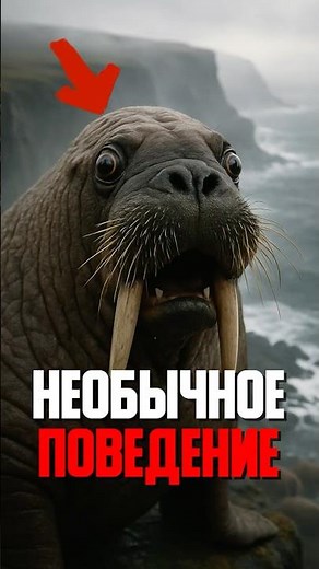 Правда о моржах на скалах, которую никто не ожидал 😳