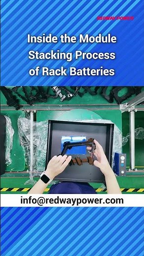 Stacking Lithium Battery Modules Inside the Shell 🔋 | Redway Assembly Process #shorts