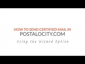 How to Create a Certified Mail Piece in Postalocity