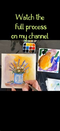 Paint a Soft Floral Bouquet with Me | Watercolor Process