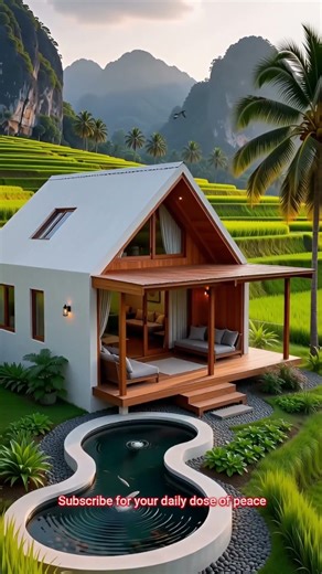 Luxury Countryside House 🌿 Relaxing Music for Peaceful Living #Shorts #relax #sleepmusic