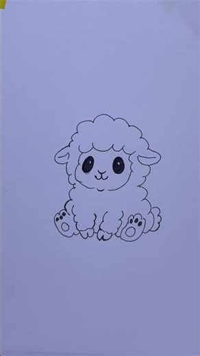 Cute Little Goat Illustration 🐐#art #animalart #shots #creative #cute