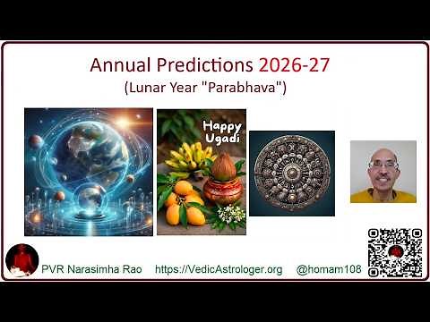 Annual Predictions 2026-27 (Lunar Year Parabhava)