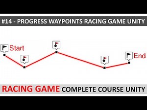 Progress Waypoints Unity Car Racing Game #14 | Car Racing Game Complete Course Unity 3d