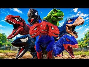 ALL SUPERHERO DINOSAURS REVEALED 🦖 7 Most Powerful Dinosaurs in Jurassic World!