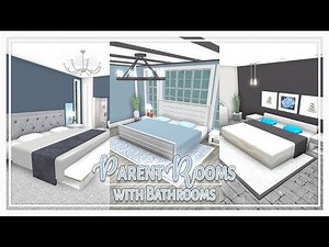 Bloxburg | Parent Bedrooms (w/ attached bathrooms)