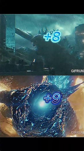 Energized Godzilla vs Nuke Amped Godzilla #godzilla #monsterverse #battle