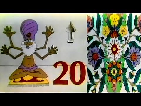 The Most Psychedelic Sesame Street Animation? | 1971 Guru Counts To 20 | 4 Arms, Mystic Trippy Sitar